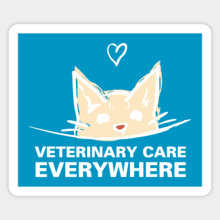 VCE for Cat Lovers (Inverse) Sticker